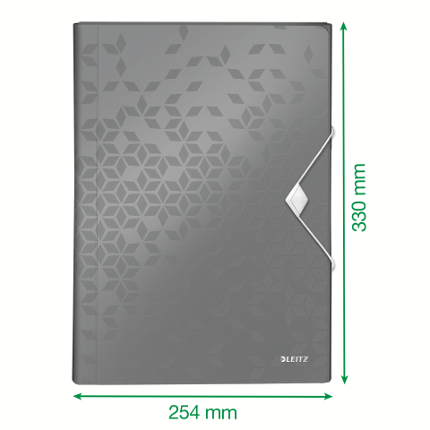 Mapa plastic 6 compartimente rosie tip proiect wow leitz [4]