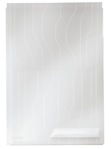 Birotică și Papetărie - Mapa plastic cu burduf 2cm transparenta 3/set combifile leitz