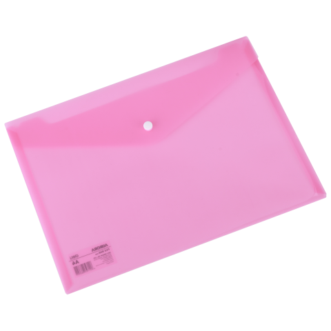 Mapa plastic cu buton a4 rosie deli [2]