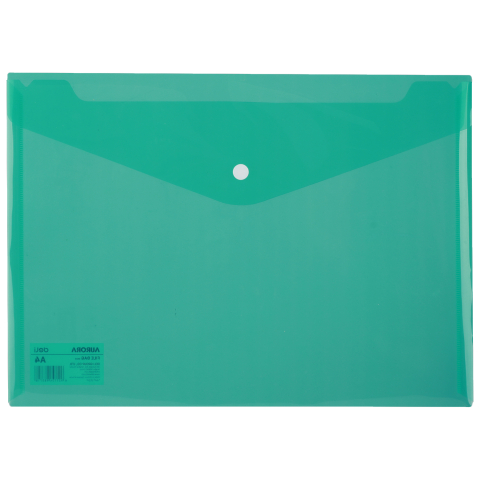 Organizare, arhivare, prezentare - Mapa plastic cu buton a4 verde deli