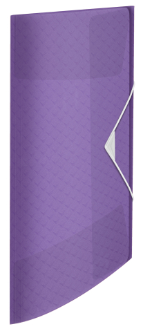 Birotică și Papetărie - Mapa plastic cu elastic lavanda 150 coli reciclabila colour'breeze esselte