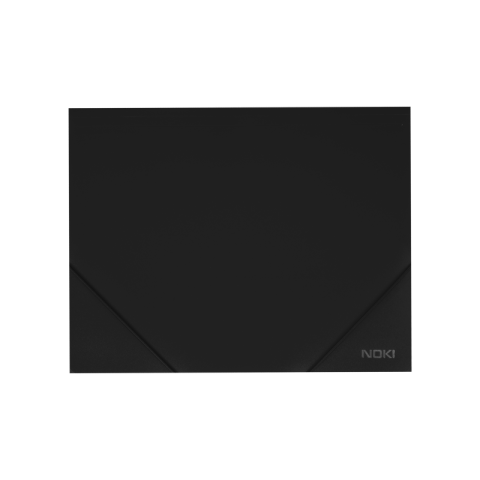 Folii și mape pentru protecția documentelor - Mapa plastic Noki 4003-190, cu elastic, A4, negru