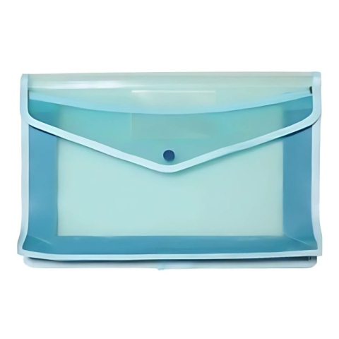 Organizare, arhivare, prezentare - Mapa plastic Office Cover T4021, cu capsa, A4, 500 microni, cu burduf panza 7cm