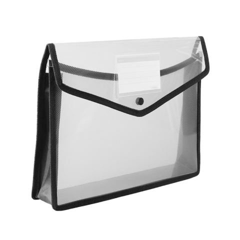 Mapa plastic Office Cover T4021, cu capsa, A4, 500 microni, cu burduf panza 7cm [1]
