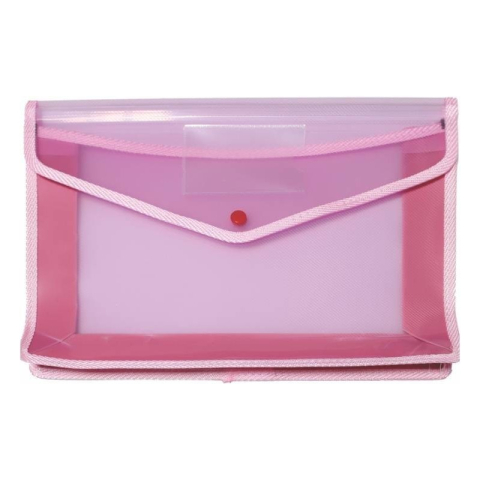Mapa plastic Office Cover T4021, cu capsa, A4, 500 microni, cu burduf panza 7cm [2]