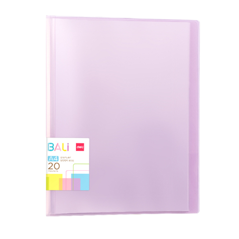 Birotică și Papetărie - Mapa prezentare 20 folii cop. rigide culori pastel bali deli