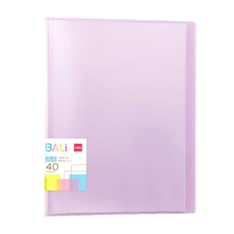 Birotică și Papetărie - Mapa prezentare 40 folii cop. rigide culori pastel bali deli