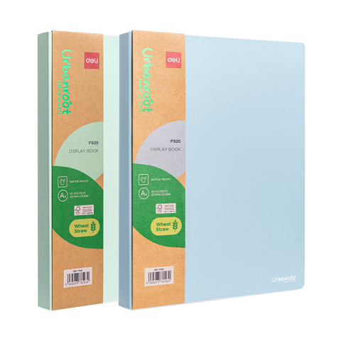 Mapa prezentare 40 folii material eco din fibre de grau culori asortate deli [1]