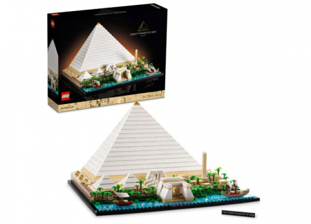 LEGO Architecture - Marea Piramida din Giza, varsta de la 14 ani la +15 ani