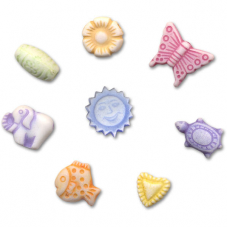 Margele colorate pentru bratari si coliere, 17 gr, Lollipop [1]