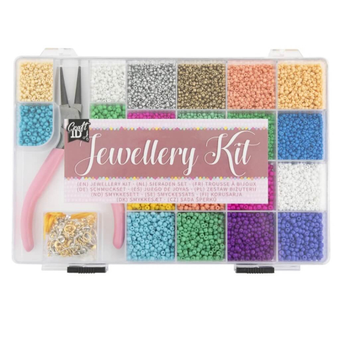 Art & Craft si Artizanat - Margele in cutie 20 culori  Grafix 24bax