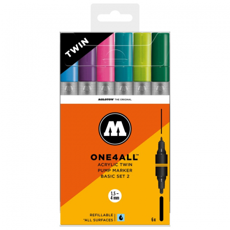 Culori acrilice - One4All™ Acrylic Twin Basic-Set 2
