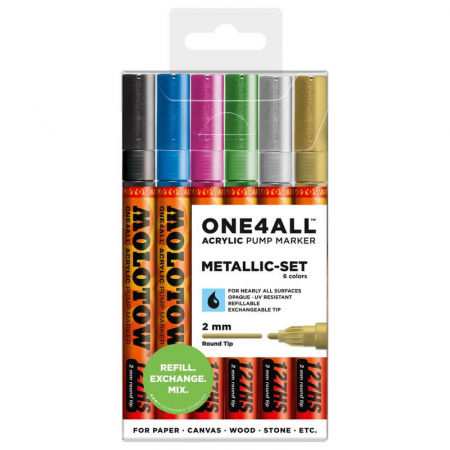 Culori acrilice - One4All™ 127HS Metallic-Set