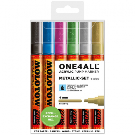 Culori acrilice - One4All™ 227HS Metallic-Set