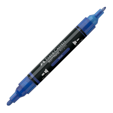 Markere Acrilice, Graffiti - Marker acrilic multimark cul. 120 albastru faber-castell