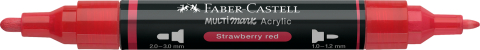 Marker acrilic multimark cul. 219 rosu capsuna faber-castell [1]