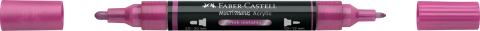 Marker acrilic multimark cul. 290 roz metalizat faber-castell [2]