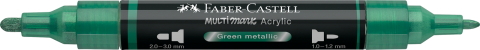 Marker acrilic multimark cul. 295 verde metalizat faber-castell [1]