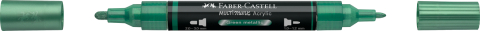 Marker acrilic multimark cul. 295 verde metalizat faber-castell [3]