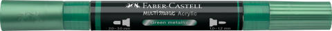 Marker acrilic multimark cul. 295 verde metalizat faber-castell [2]