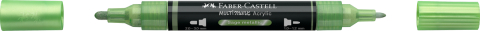 Marker acrilic multimark cul. 298 verde arctic metalizat faber-castell [2]