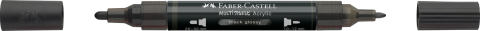 Marker acrilic multimark cul. 299 negru lucios faber-castell [3]