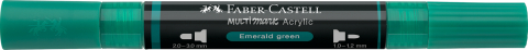 Marker acrilic multimark cul. 358 verde smarald faber-castell [3]