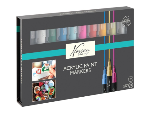 Art & Craft si Artizanat - Marker acrylic cutie   Grafix 