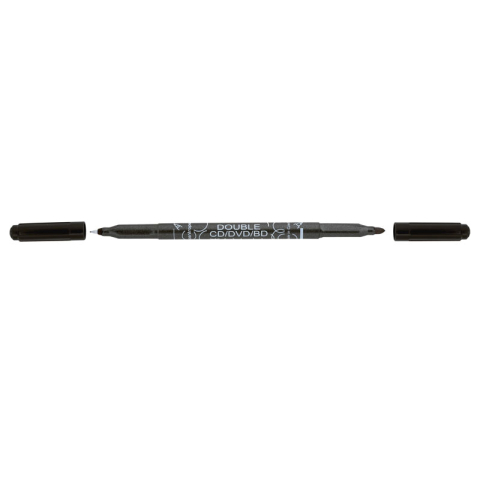 Birotică și Papetărie - Marker cd 2 capete negru 0.6/2.5mm 3616 centropen