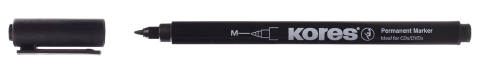 Birotică și Papetărie - Marker cd negru 1.0mm kores