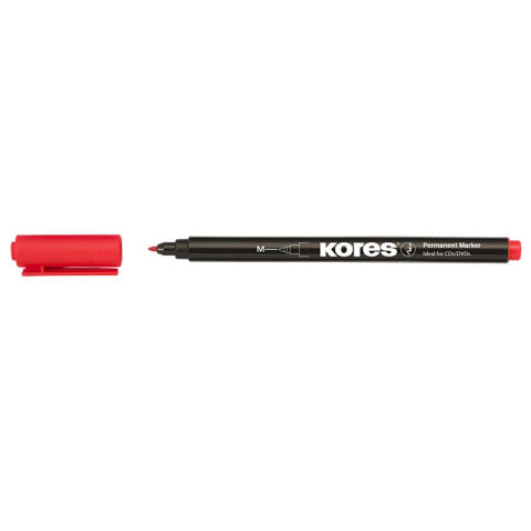 Birotică și Papetărie - Marker cd rosu 1.0mm kores