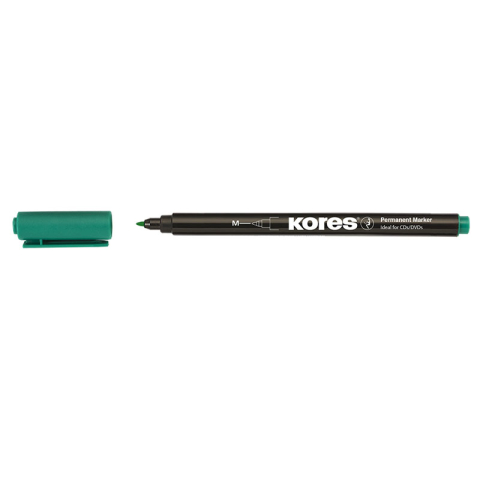 Birotică și Papetărie - Marker cd verde 1.0mm kores