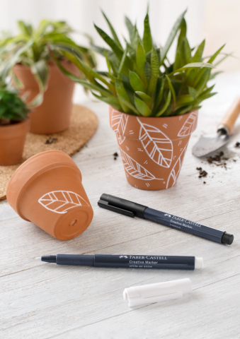 Marker creativ alb faber-castell [1]