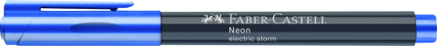 Marker creativ albastru neon faber-castell [3]