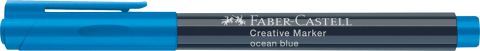 Marker creativ albastru ocean faber-castell [1]