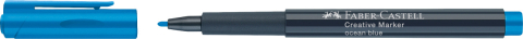 Marker creativ albastru ocean faber-castell [2]