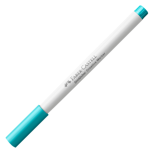 Birotică și Papetărie - Marker creativ goldfaber albastru caraibe 556 1.5mm faber-castell