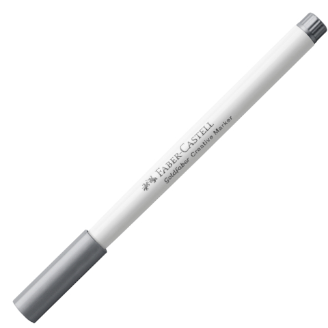 Birotică și Papetărie - Marker creativ goldfaber gri asfalt metalizat 575 1.5mm faber-castell