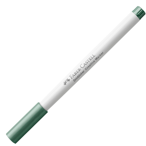 Birotică și Papetărie - Marker creativ goldfaber verde metalizat 578 1.5mm faber-castell