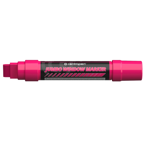 Birotică și Papetărie - Marker creta lichida roz jumbo 2-15mm 9120 centropen
