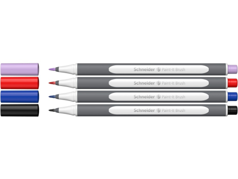 Marker cu vârf pensula Paint-It 070 Schneider 4/set [1]