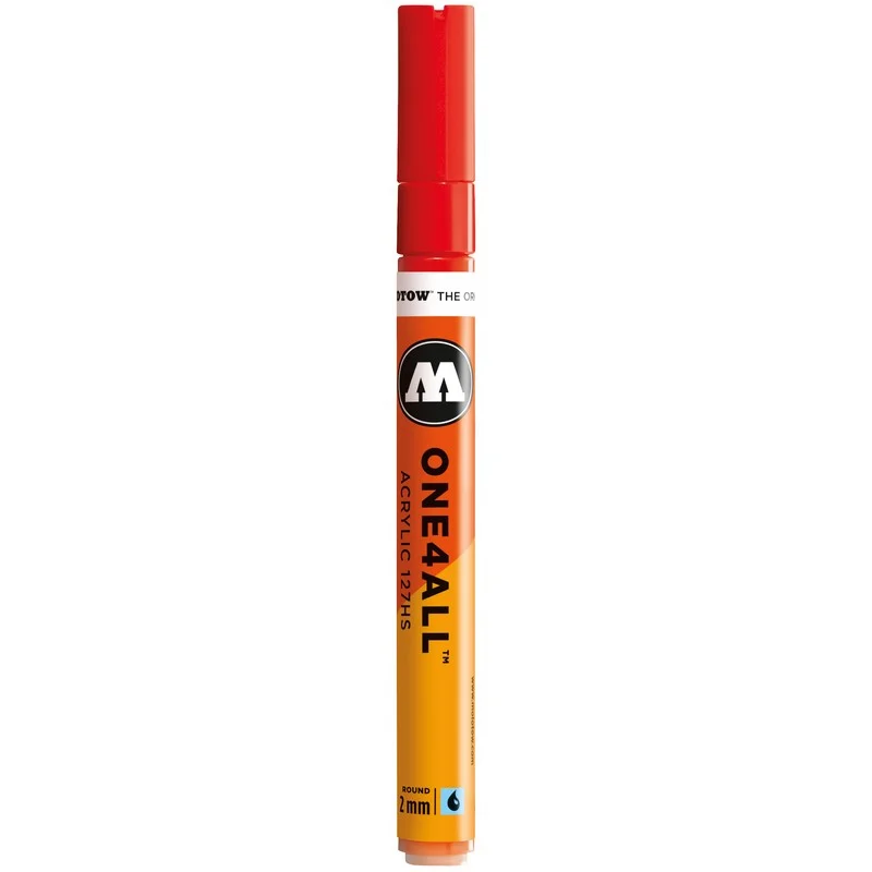 Culori acrilice - Marker cu Vopsea Acrilic Molotow One4All, Varf 2 MM, 127HS, diverse culori