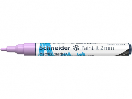 Marker cu vopsea acrilica, Varf rotund 2 mm, Paint-It 310, Schneider, 18 culori [3]