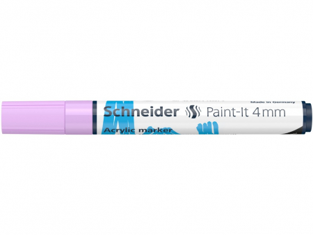 Marker cu vopsea acrilica, Varf rotund 4 mm, Paint-It 320, Schneider, 18 culori [1]