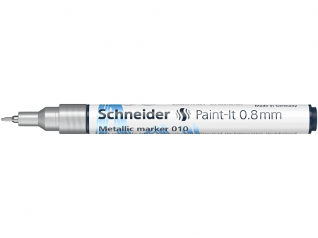 Marker cu vopsea metalizata, varf subtire, 0.8 mm, SCHNEIDER Paint-It 010 Metallic, 8 culori [3]
