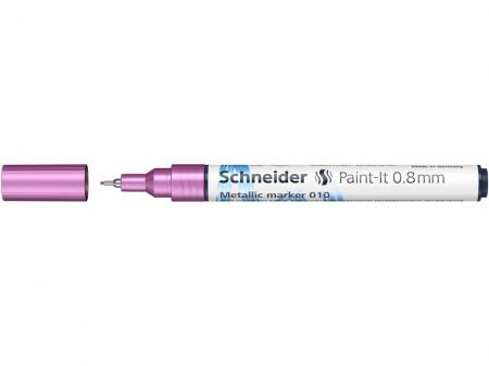 Marker cu vopsea metalizata, varf subtire, 0.8 mm, SCHNEIDER Paint-It 010 Metallic, 8 culori [3]