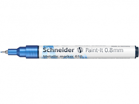 Marker cu vopsea metalizata, varf subtire, 0.8 mm, SCHNEIDER Paint-It 010 Metallic, 8 culori [3]