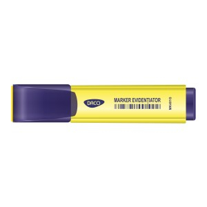 Rechizite Școlare - Marker evidentiator daco galben mk401g 10 buc