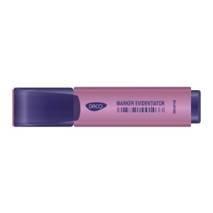 Rechizite Școlare - Marker evidentiator daco mov mk401m 10 buc