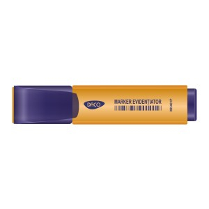 Rechizite Școlare - Marker evidentiator daco portocaliu mk401p 10 buc